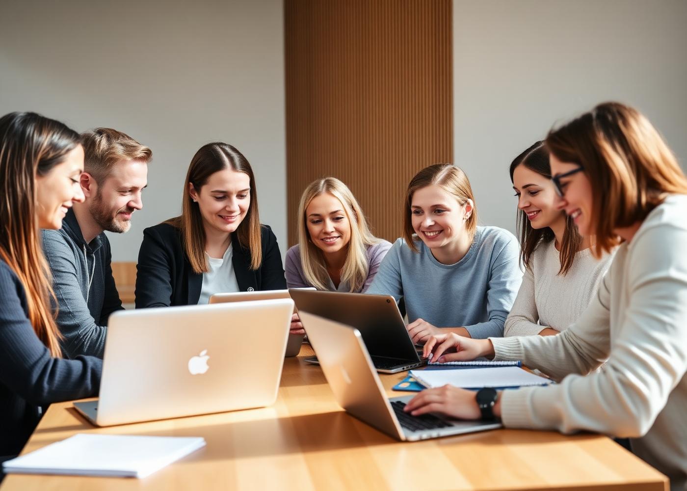 Studerande i workshop
